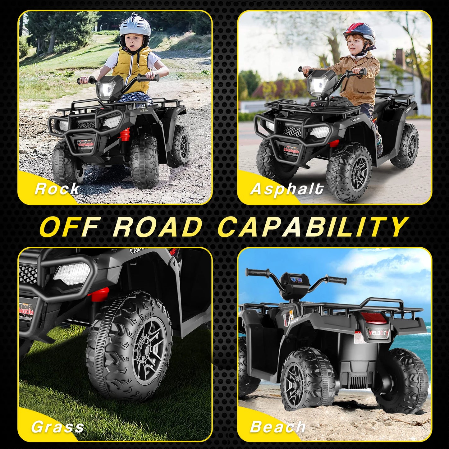 12V Kids  4-Wheeler