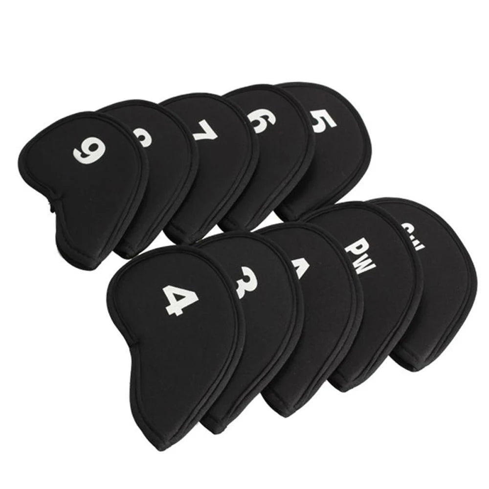 10Pcs Golf Iron Head Covers