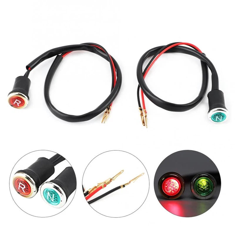 2 Pcs ATV Reverse & Neutral Light Indicator