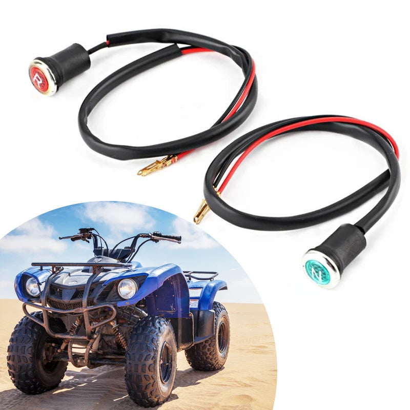 2 Pcs ATV Reverse & Neutral Light Indicator