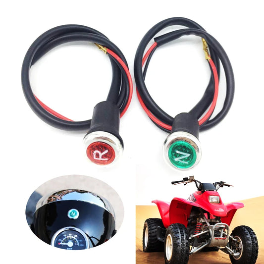 2 Pcs ATV Reverse & Neutral Light Indicator