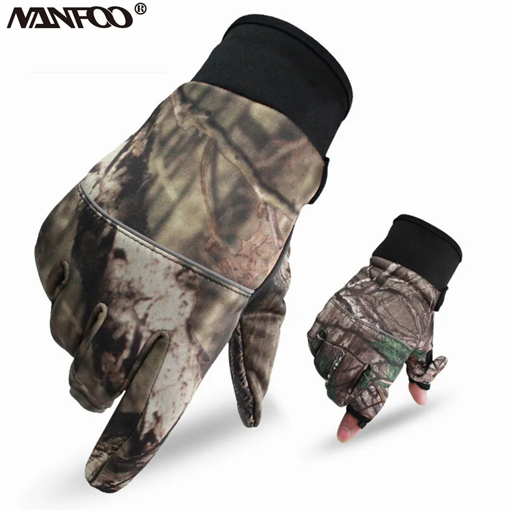 Camouflage Hunting  Gloves