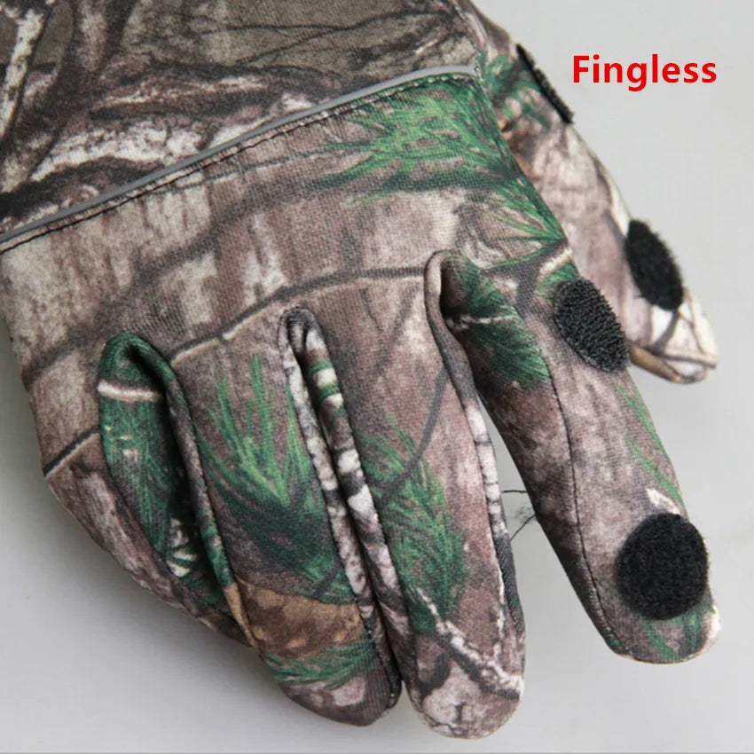 Camouflage Hunting  Gloves