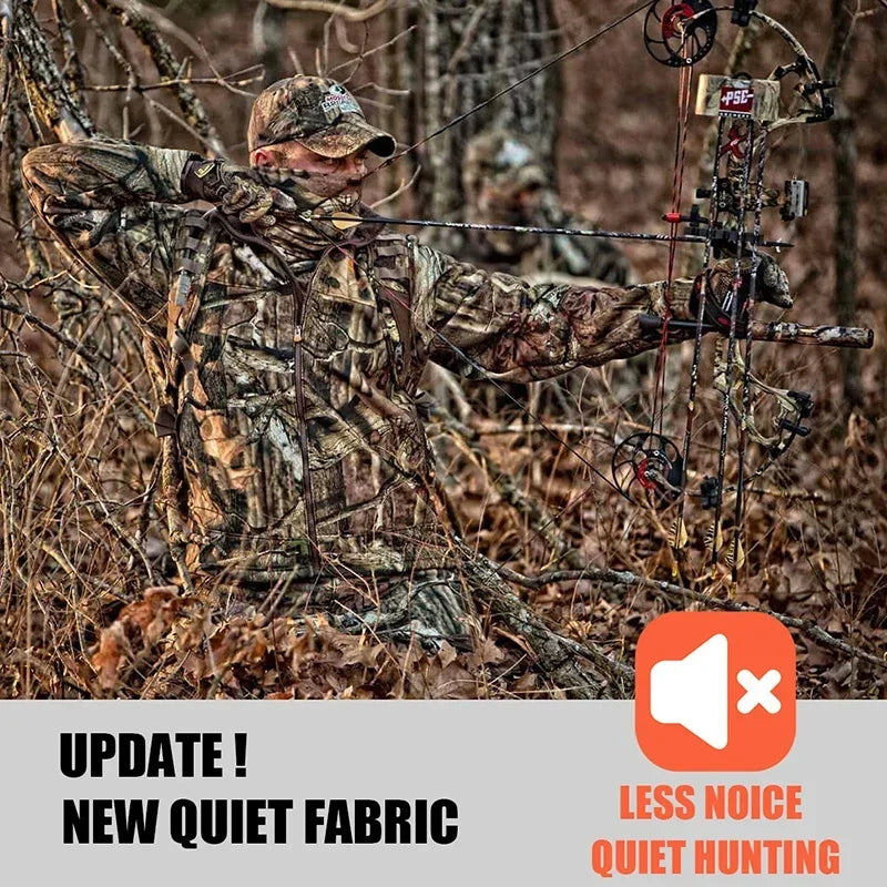 Men's Silent Camouflage Hunting Jacket