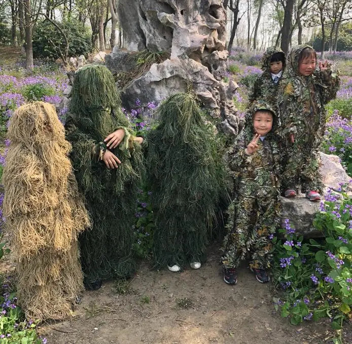 5PCS kids Ghillie Suits