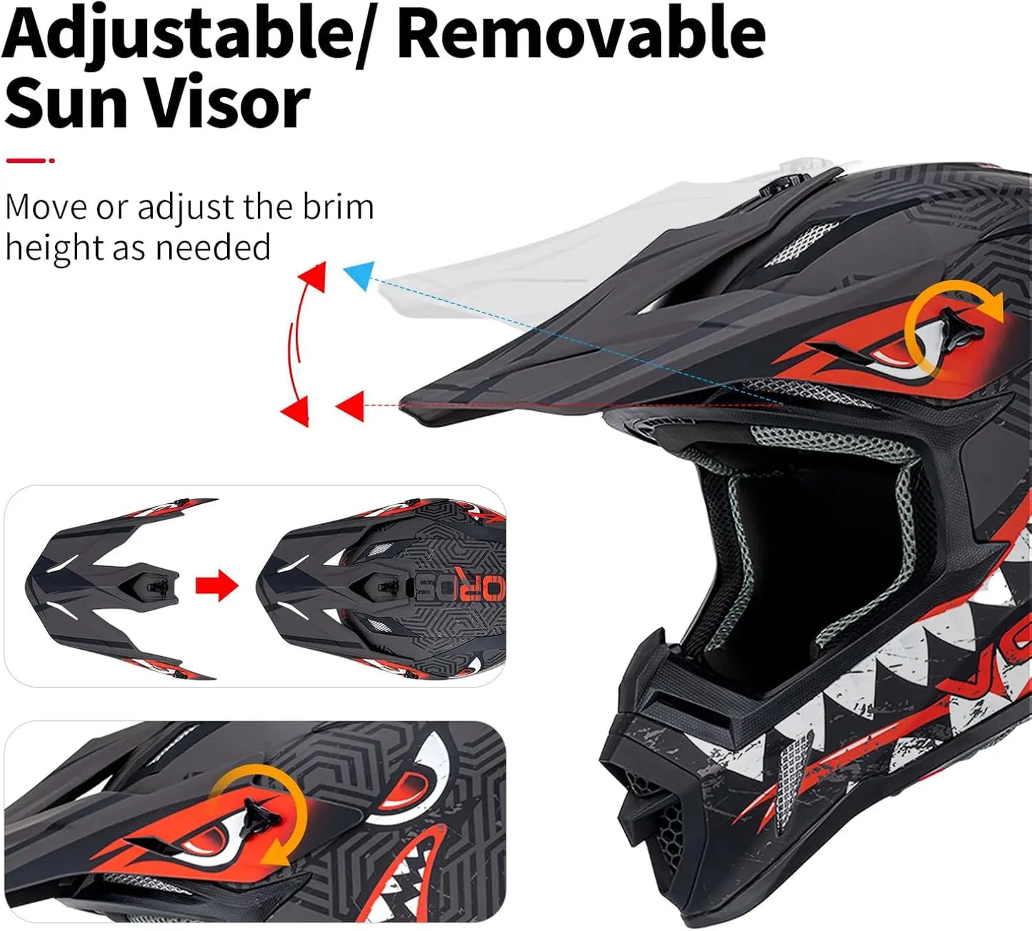 Adult Motocross Helmet