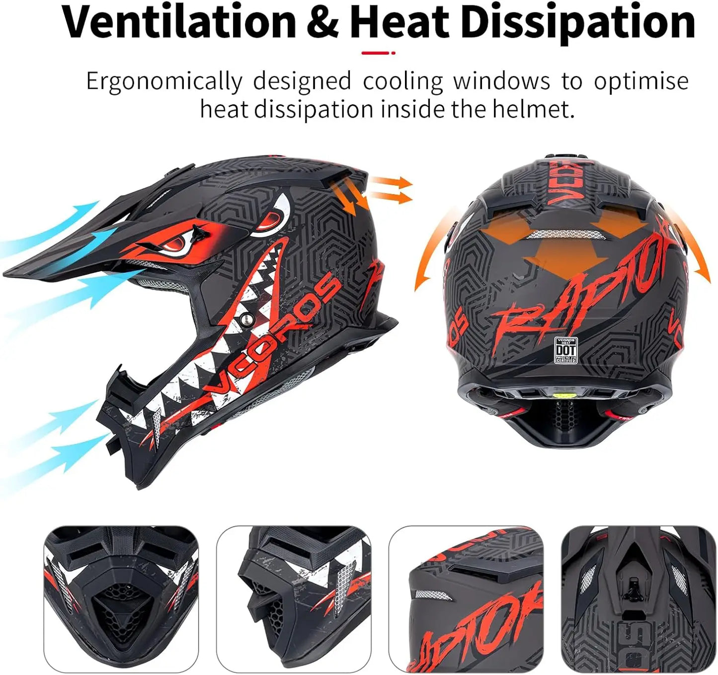 Adult Motocross Helmet