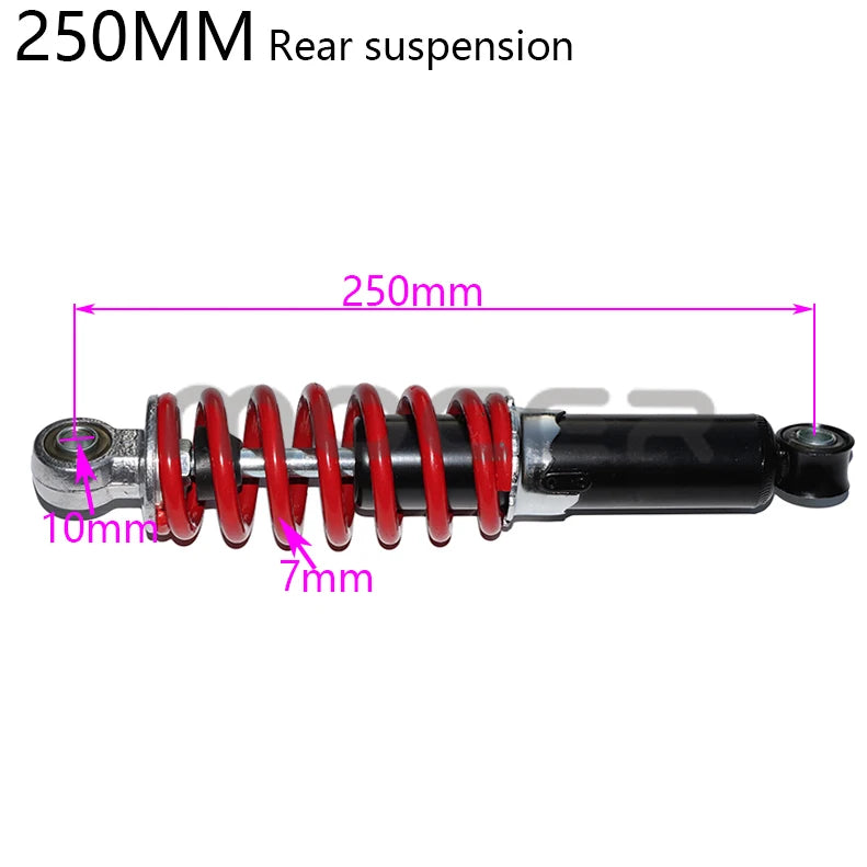 250mm260mm270mm front and rear shock