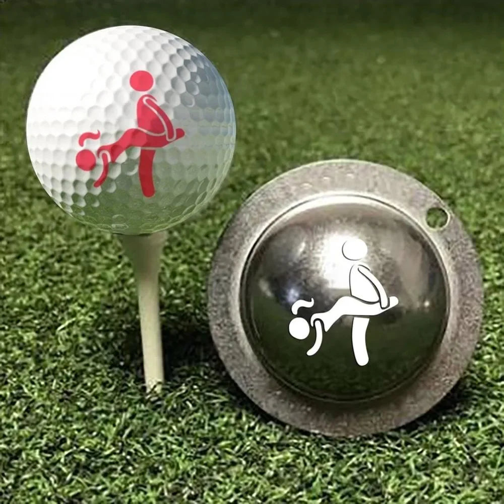 Adult Humor Signal Golf Ball Marker