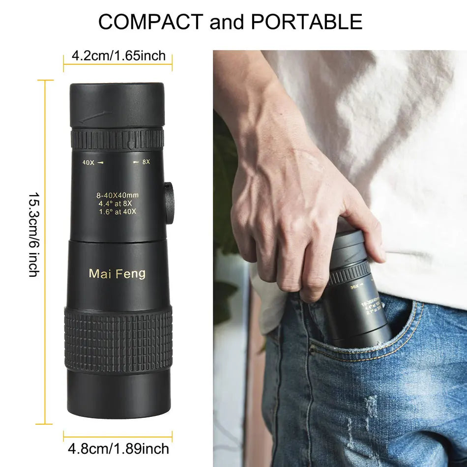 8-40x40 Powerful Monocular