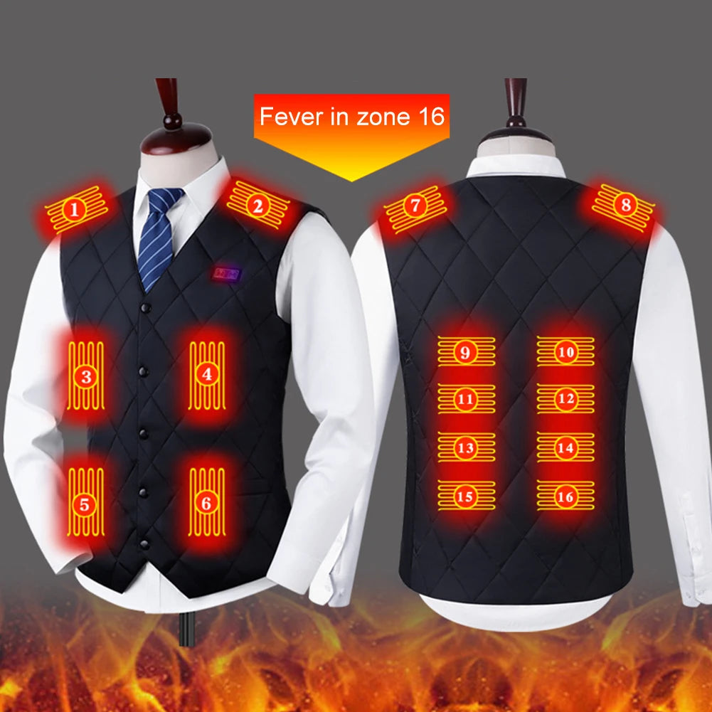 16 Zones Heated Vest