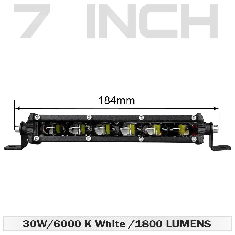 7/20 inch Slim LED Light Bar