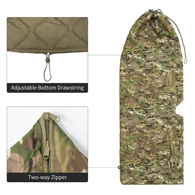 Camo Blanket Waterproof Insulation Poncho