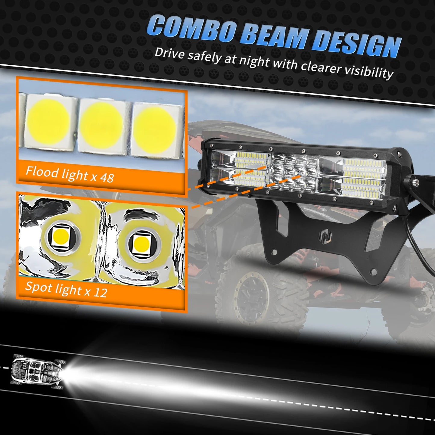 Can-AM Tower Light Bar Kit