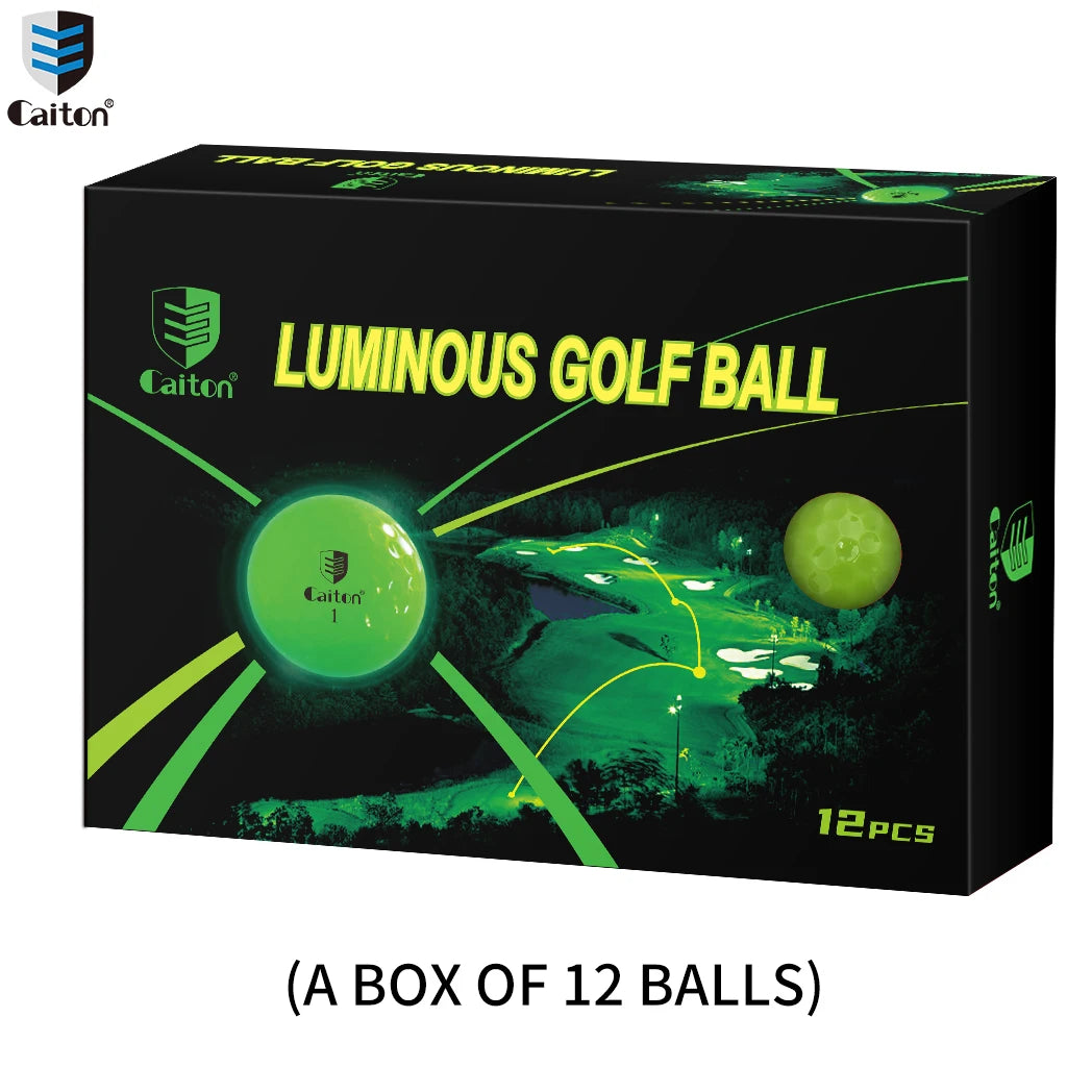 Caiton Glow Golf Balls for Night Sports