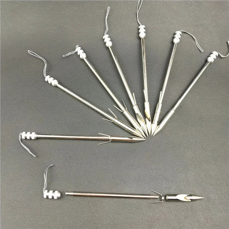 5pcs Stainless Steel Fishing Dart