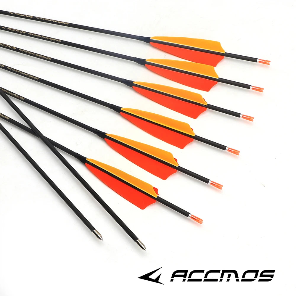 12pcs Pure Carbon Arrow