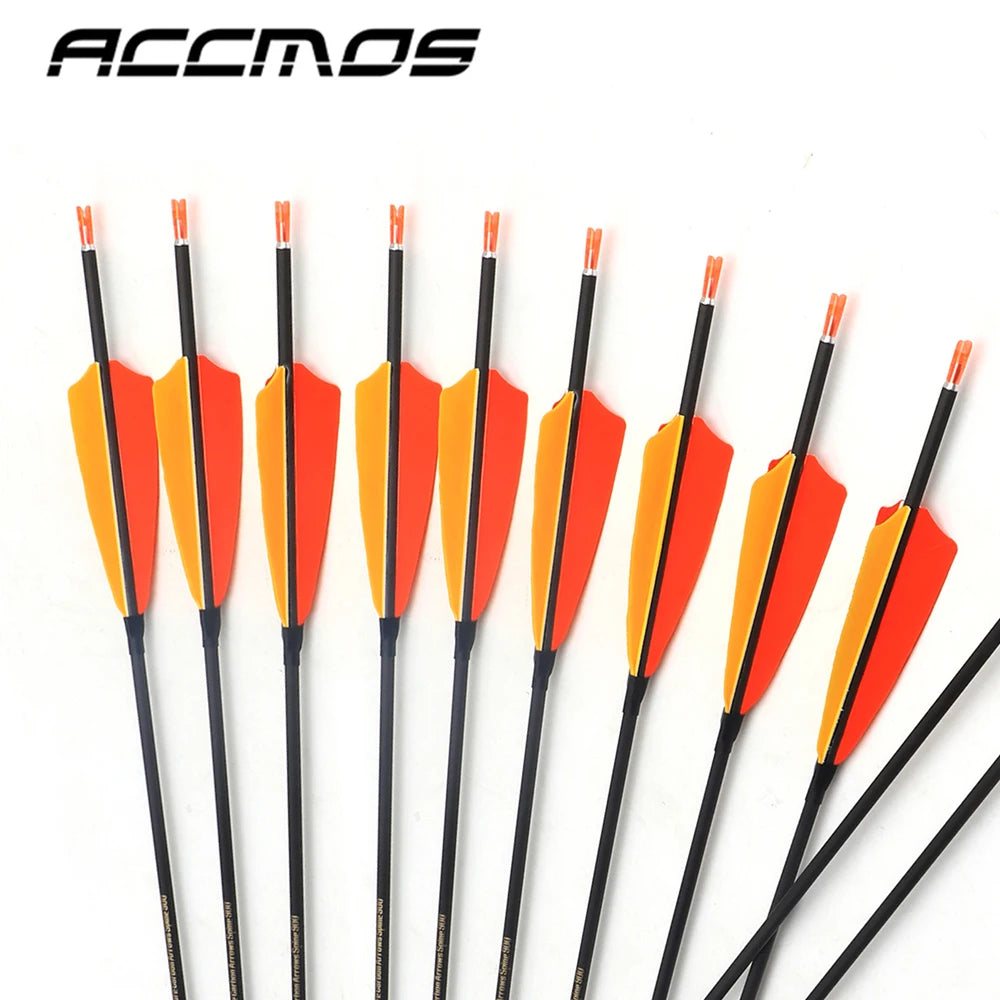 12pcs Pure Carbon Arrow