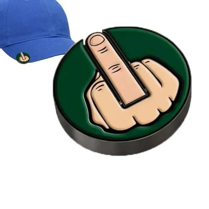 Middle Finger Golfs Ball Marker