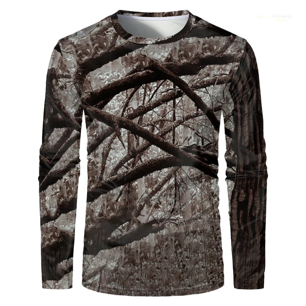 Men Camouflage Hunting T-shirt