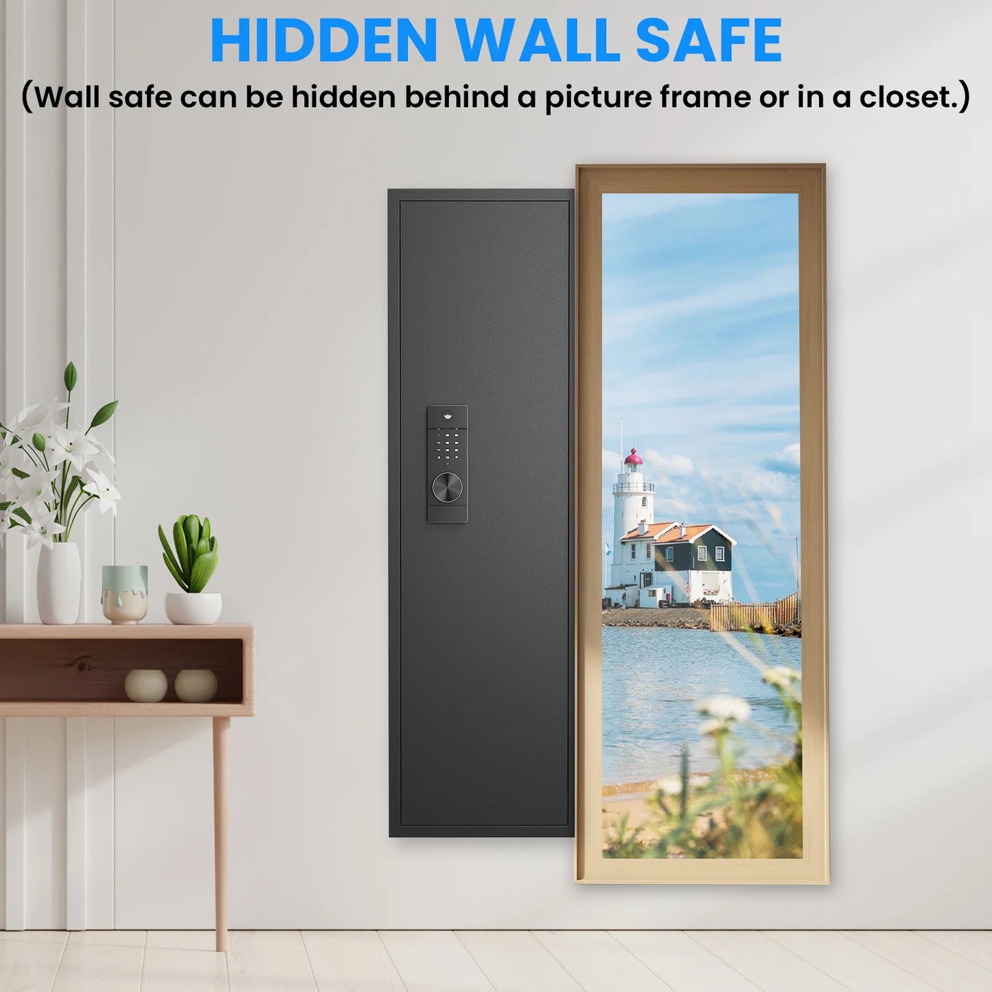 53" Passwod Touch Panel In-Wall Safe