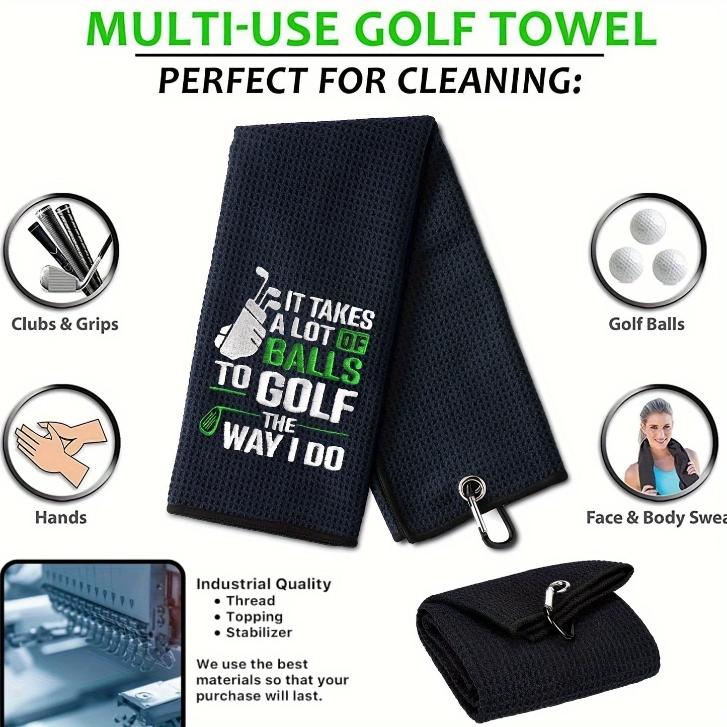 Microfiber Premium Golf Towel