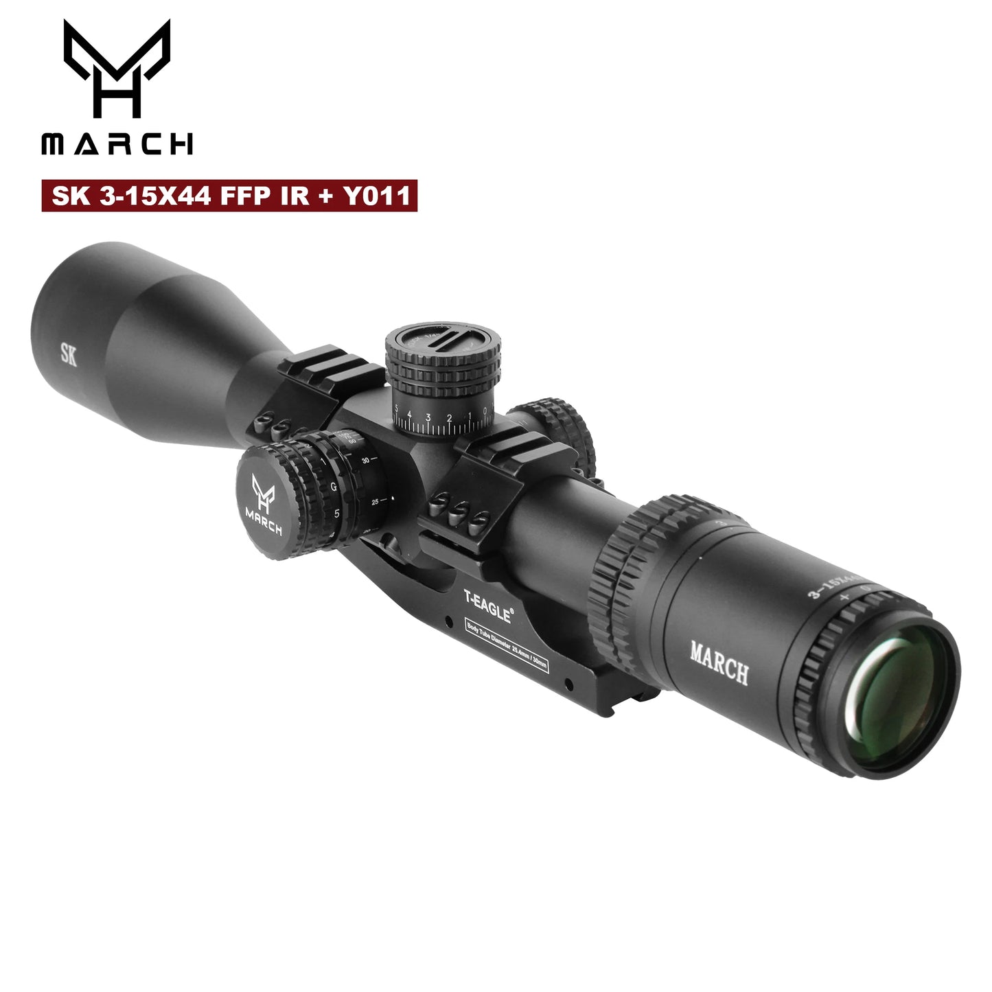 MARCH SK 3-15x44 Luneta FFP Riflescope