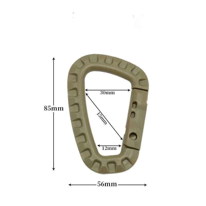 Tactical D-Ring Grimlock Carabiner