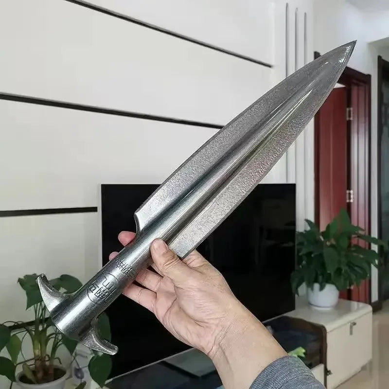 steel integrated spear head