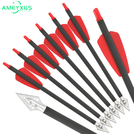 Pure Carbon Aluminium Crossbow Bolt Arrows