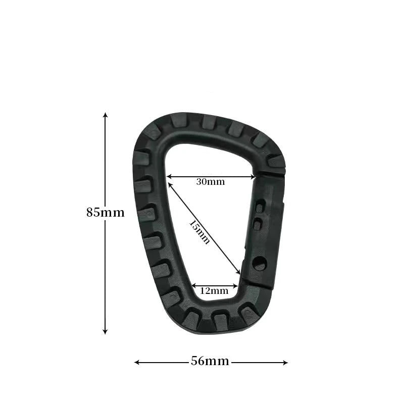 Tactical D-Ring Grimlock Carabiner