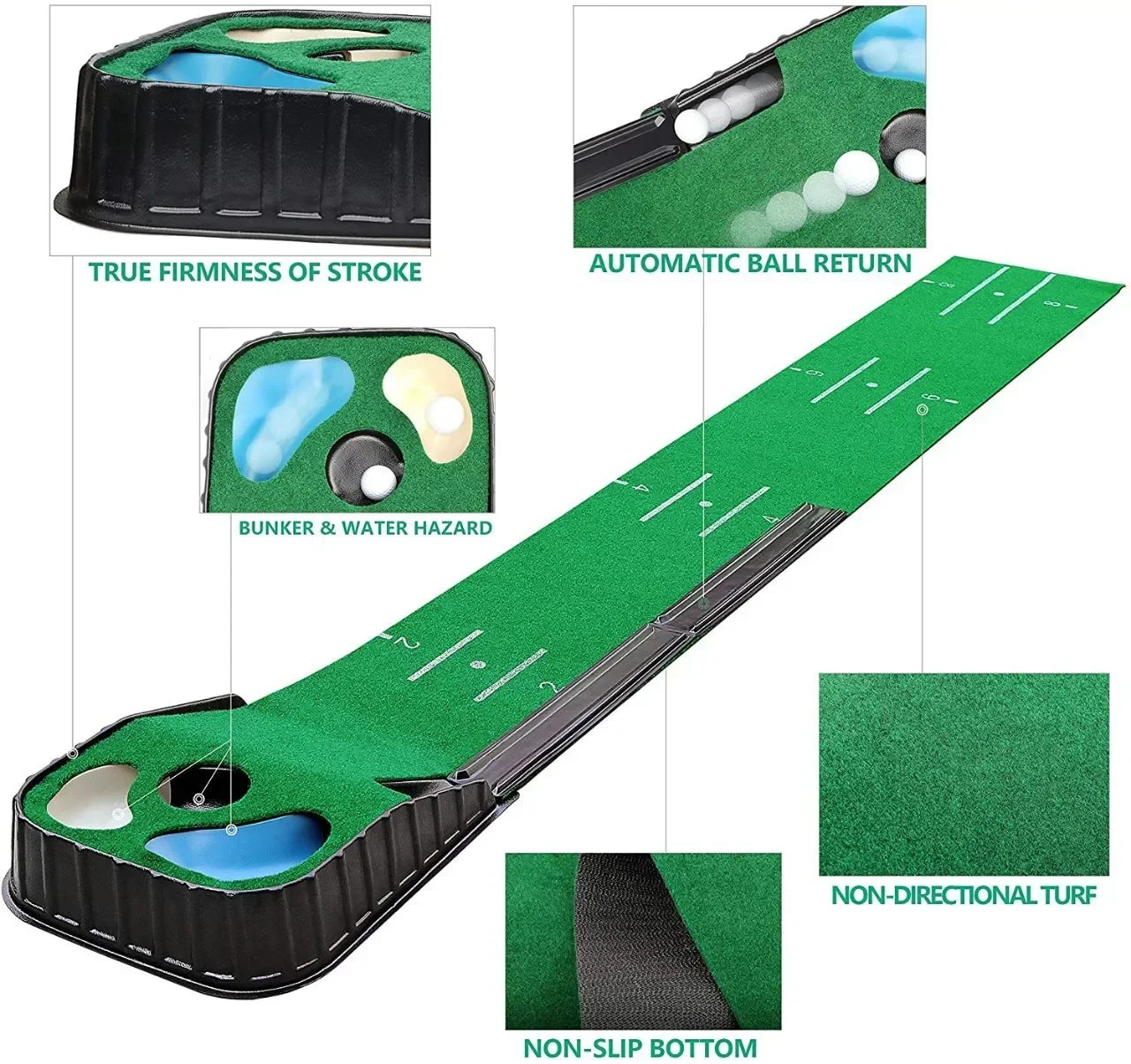 PGM Golf Indoor Putting Mat