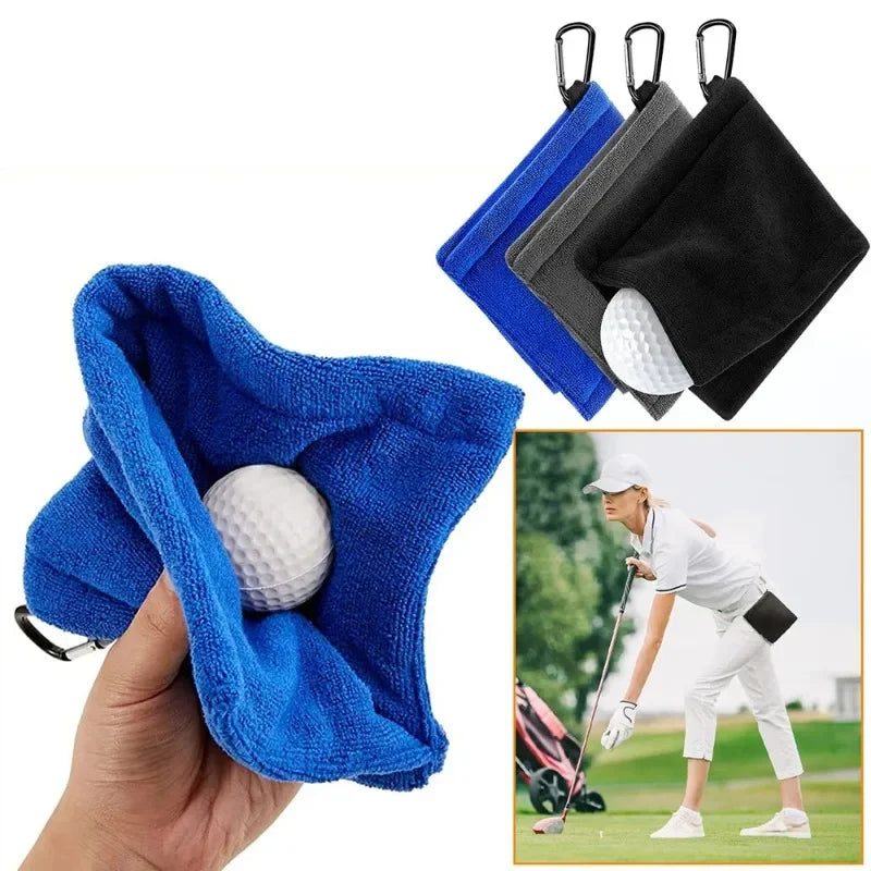 Square Microfiber Golf Ball Cleaning Towel