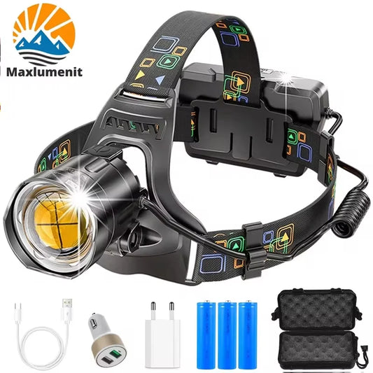 Powerful XHP100 Led Headlamp