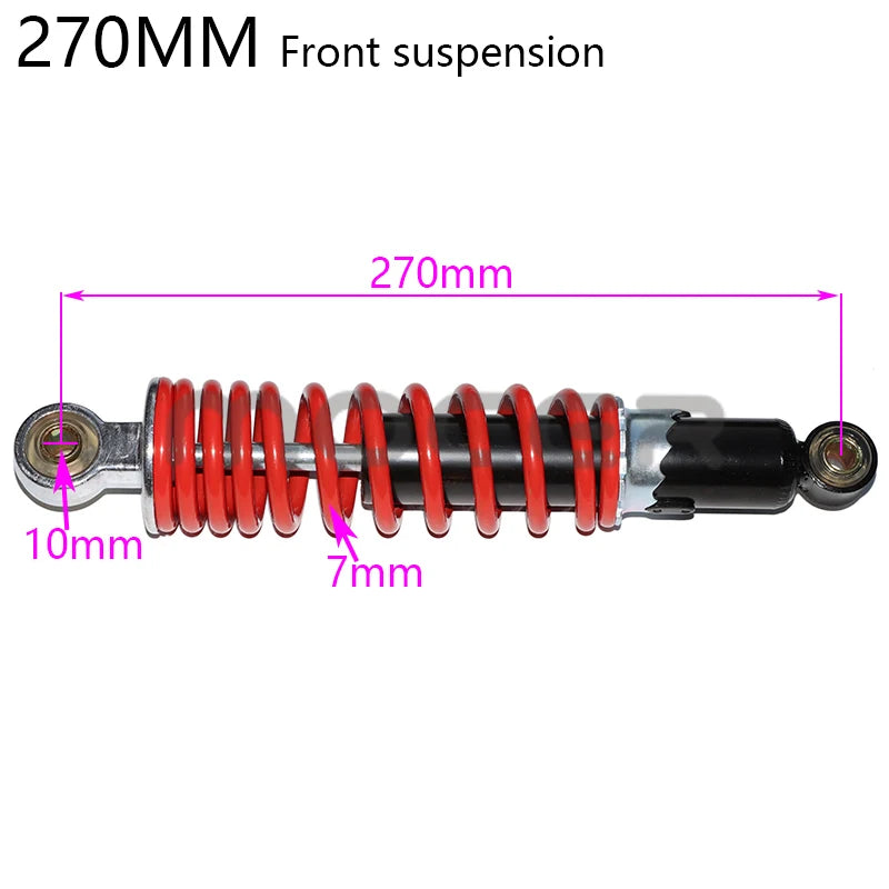 250mm260mm270mm front and rear shock