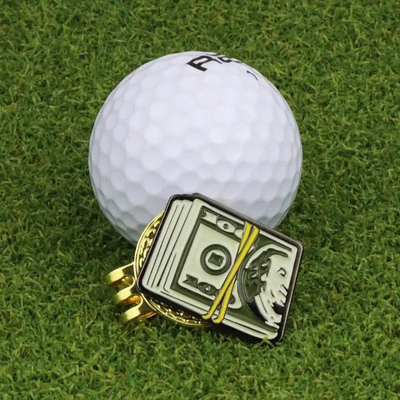 Creative Dollar Bill Golf Ball Mark