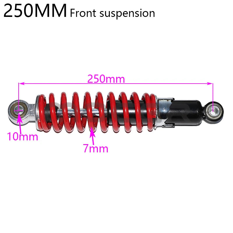 250mm260mm270mm front and rear shock