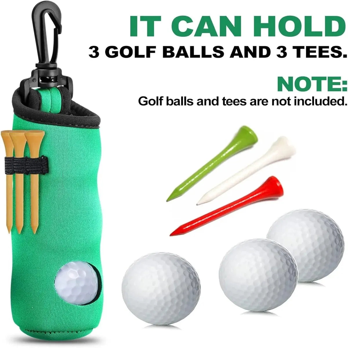 Golf Ball Carry Bag Pouch