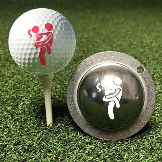 Adult Humor Signal Golf Ball Marker