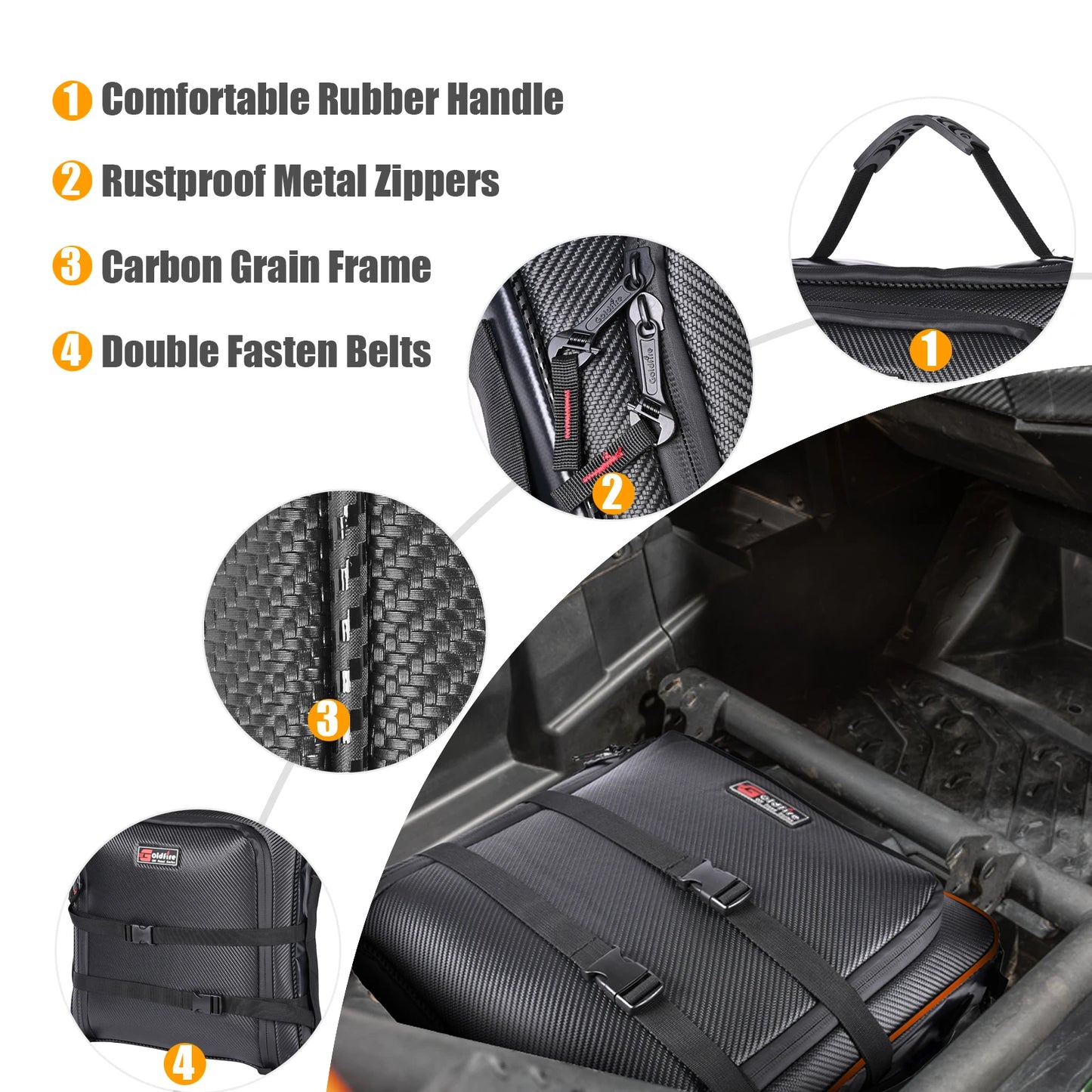 Maverick X3 Storage Under Seat  Strorage