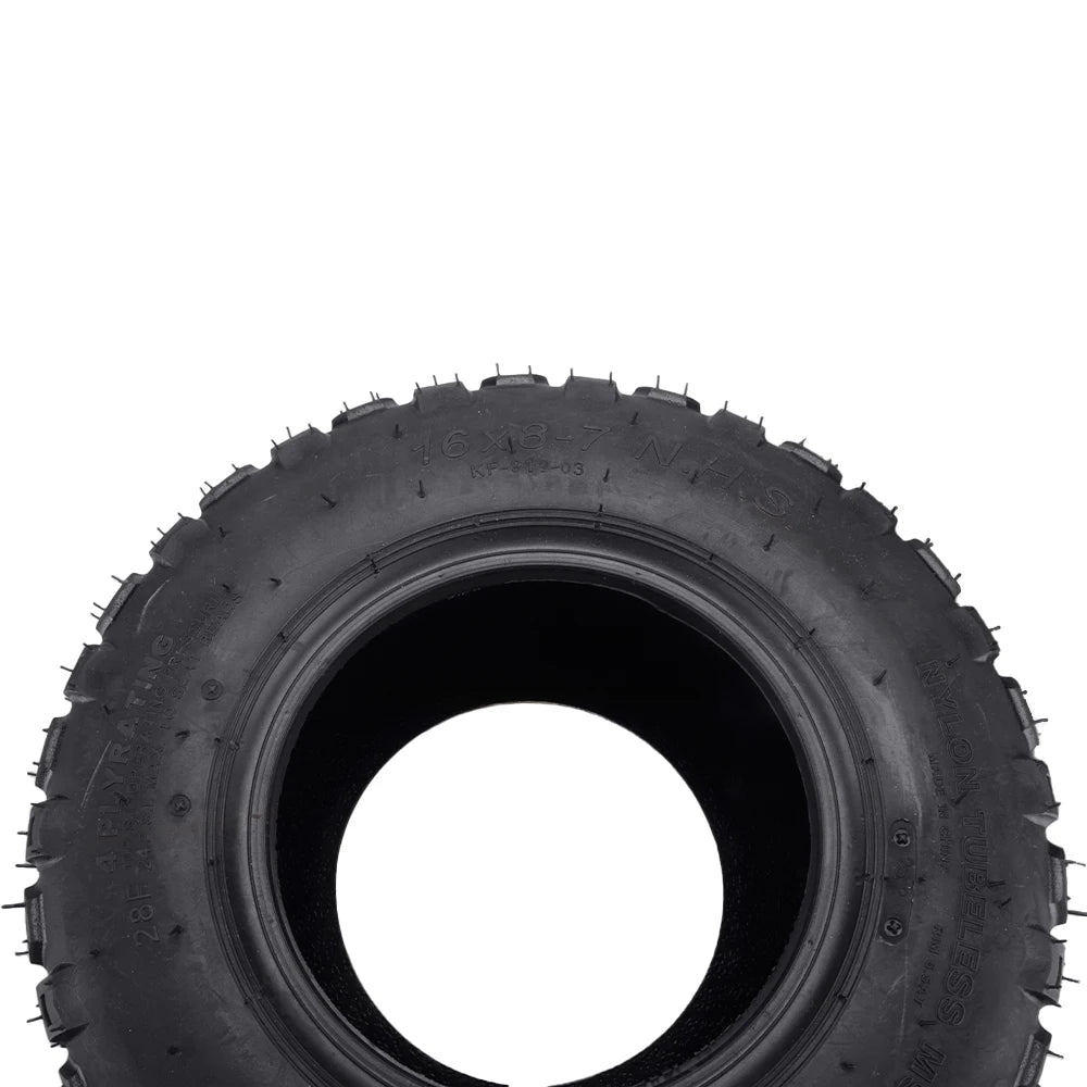 16X8-7 Inches Tubeless Tires for Go Karts