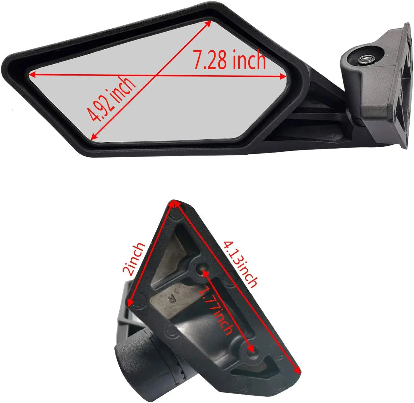 Can-Am 2Pcs UTV Side Mirrors