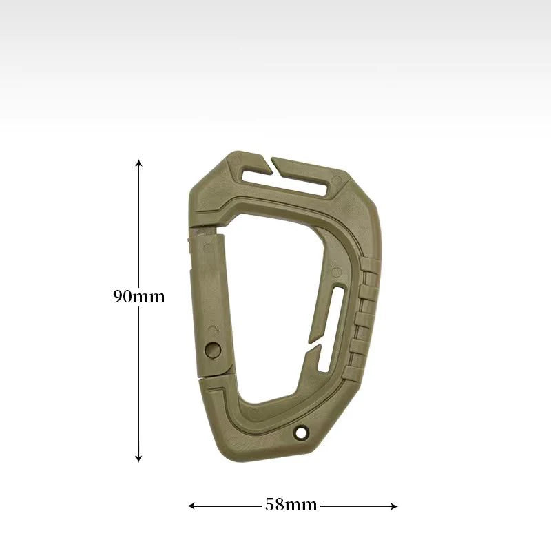 Tactical D-Ring Grimlock Carabiner