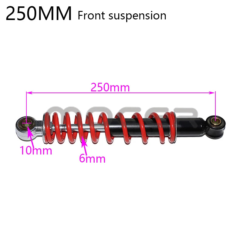 250mm260mm270mm front and rear shock