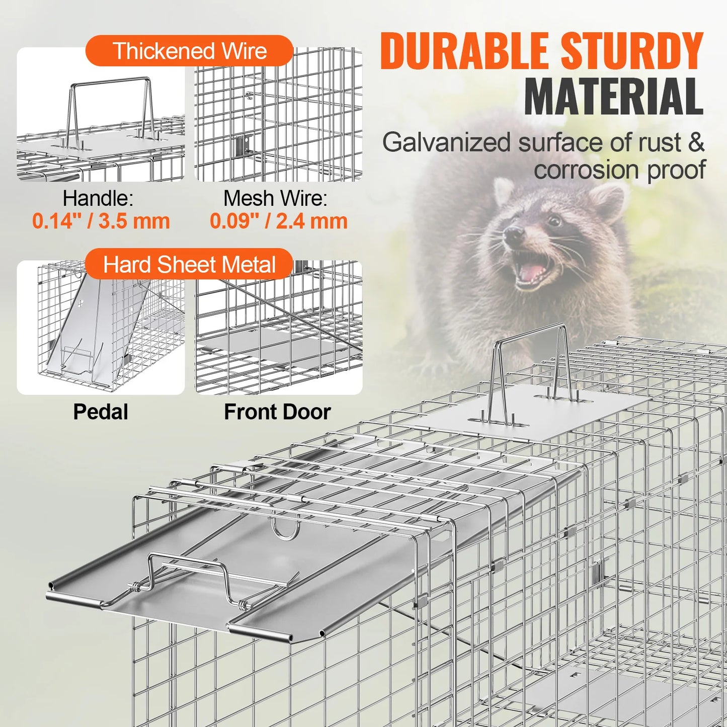 VEVOR Live Animal Cage Trap