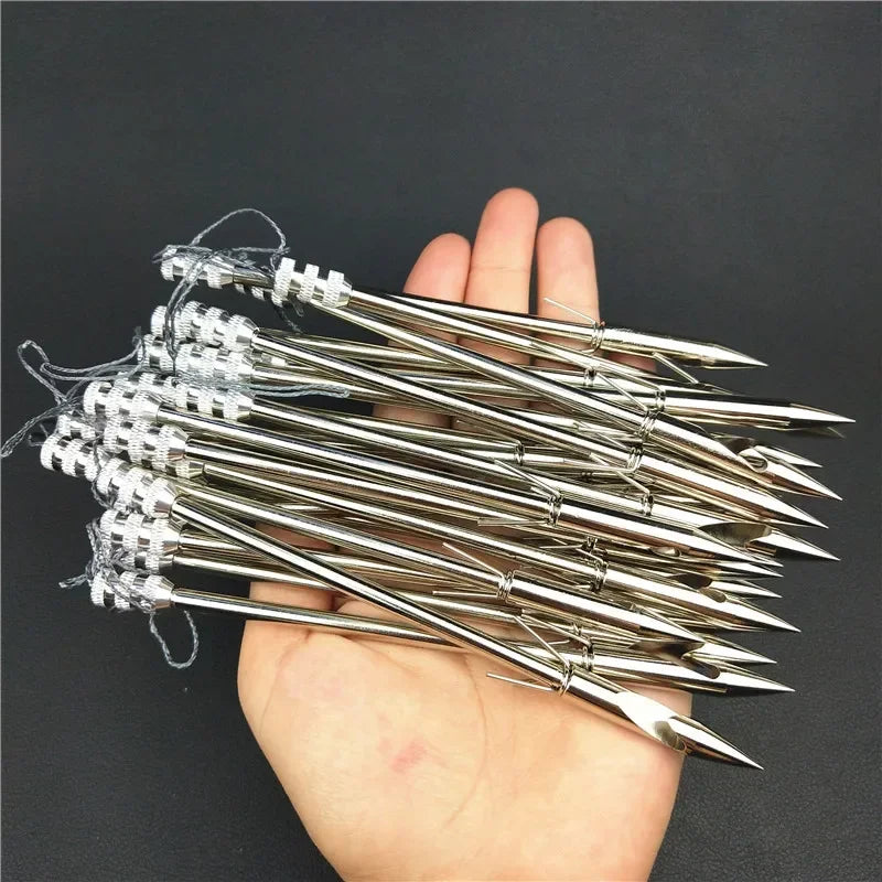 5pcs Stainless Steel Fishing Dart