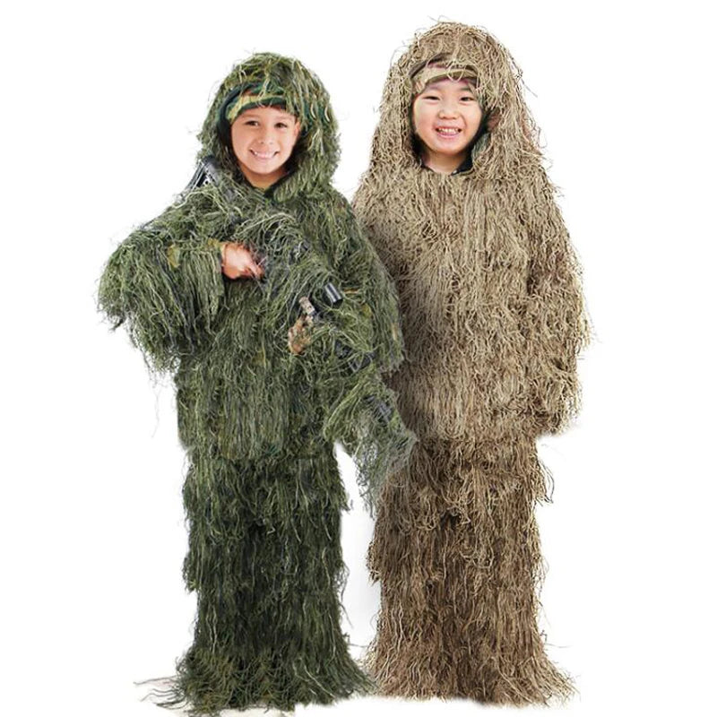 5PCS kids Ghillie Suits