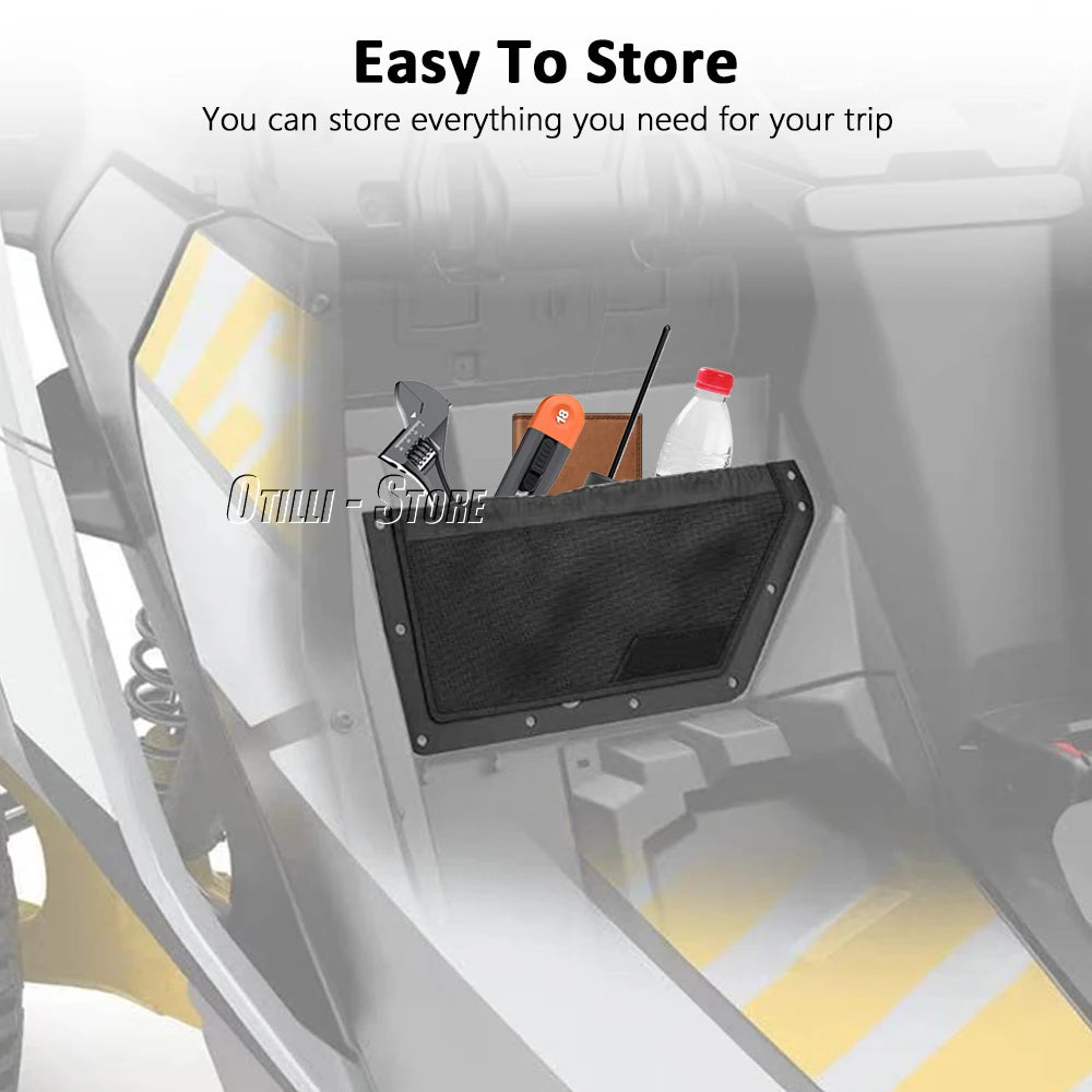 Can-Am Maverick Front Seat Back Storage Pocket