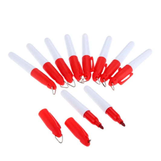 10 Pcs Plastic Golf Ball Liner Markers