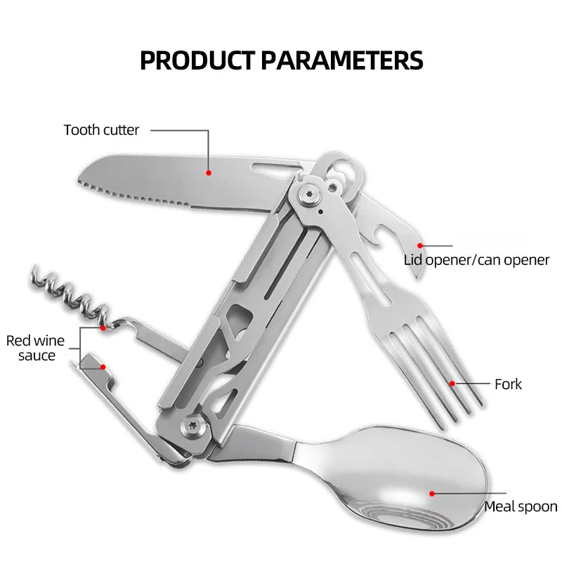 Survival Camping Accessories Tool With Saw All In One